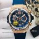 GB Factory Replica Hublot Big Bang Unico Blue Dial Rose Gold Diamond Watch With Hublot Blue Rubber Band (9)_th.jpg